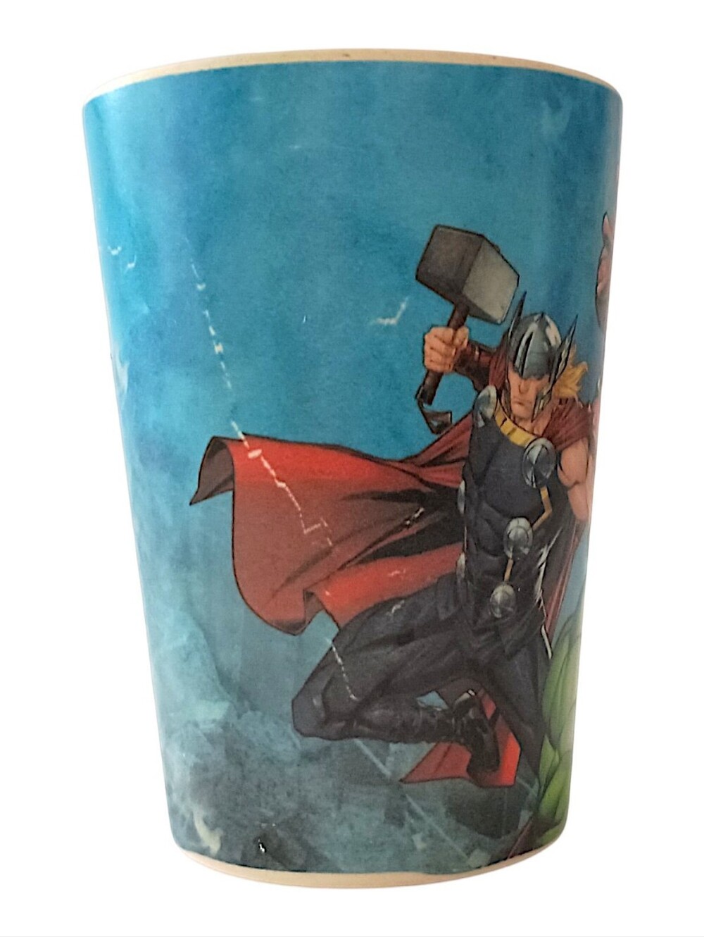 Vintage Marvel Avengers Melamine Cup 0121A Comic Plastic Super Heroes The Hulk - Picture 8 of 16